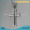 Hot selling stainless steel cross pendant,religious pendant,silver cross pendant